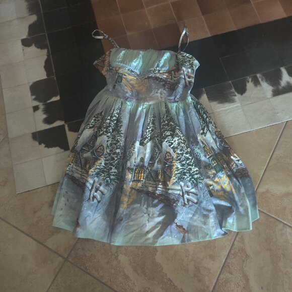 Unique  vintage Bernie Dexter Tammie W style dress size 3xl New (fits 2X) - Picture 1 of 4